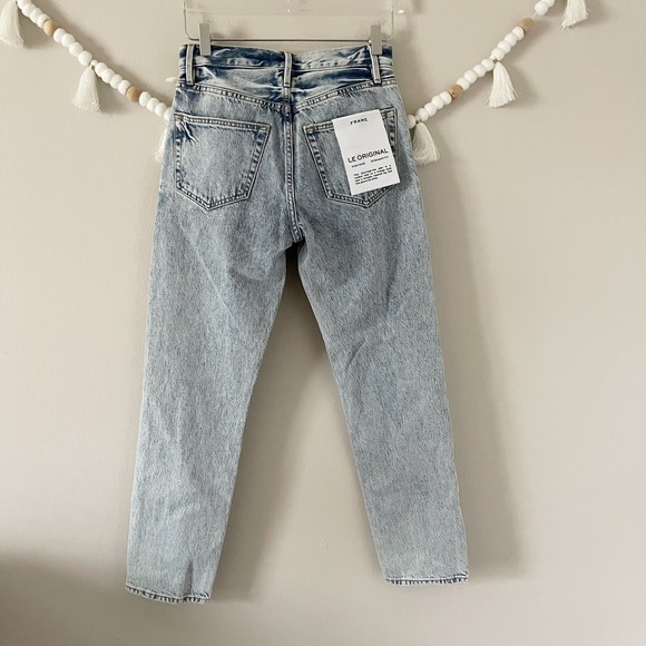 NEW Frame Le Original High Rise Straight Fit Jean Ankle Richlake Women's Size 27 - Picture 12 of 12